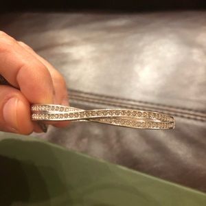 Swarovski cuff bracelet.